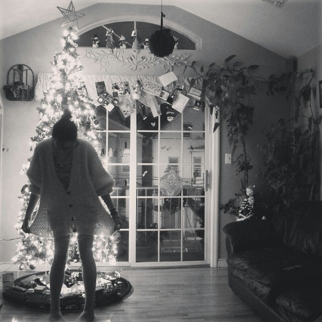 black and white pictures of Christmas